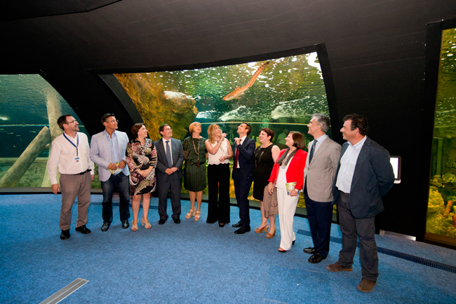 La presidenta de la Junta ha inaugurado el BioDomo.