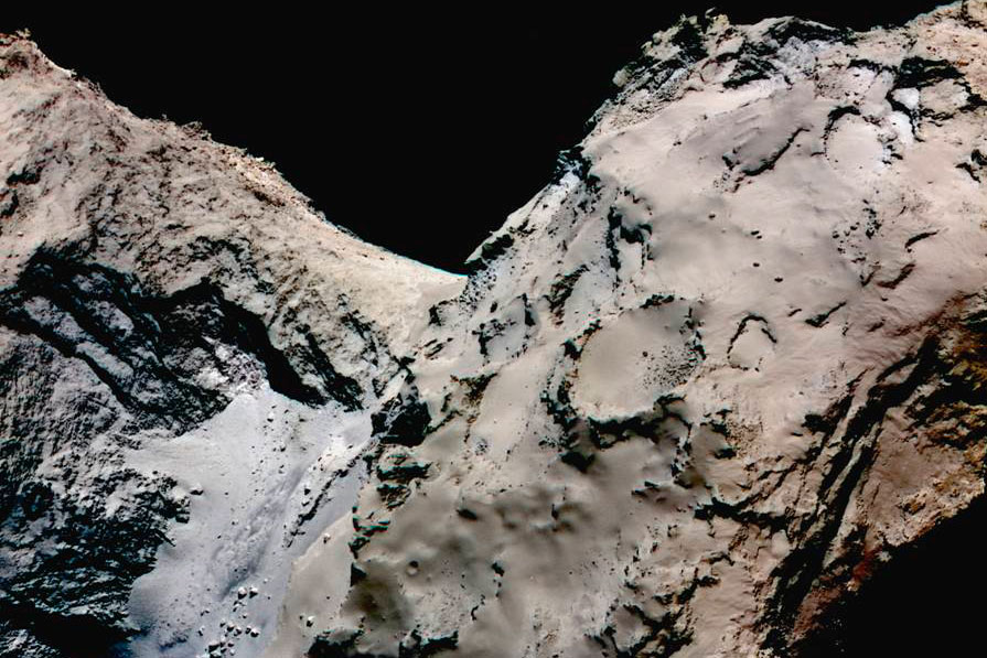 Una de las imágenes tomadas por Rosetta. 