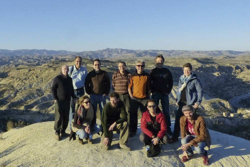 Investigadores que visitaron Almería.