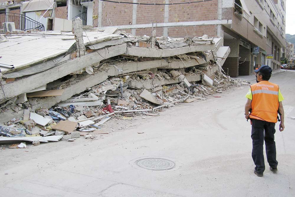 El terremoto de Lorca arrasó parte de la ciudad. 