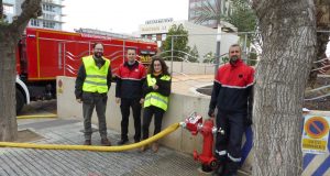 Crean un mapa de bocas de incendio de Murcia para que los bomberos ganen tiempo