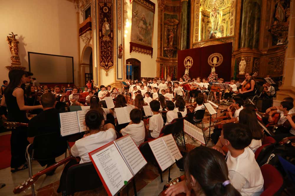 Actuación de fin de curso 2015-2016 de la Red de Orquestas Escolares de la UCAM.