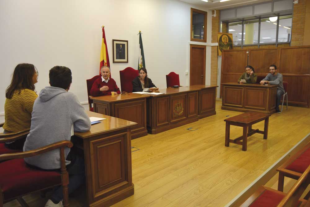 Aula Judicial de la Facultad de Derecho de la UAL. 