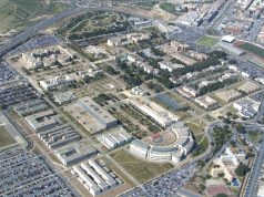 Vista aérea del campus de la Universidad de Alicante.