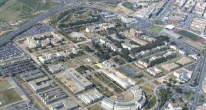 Vista aérea del campus de la Universidad de Alicante.