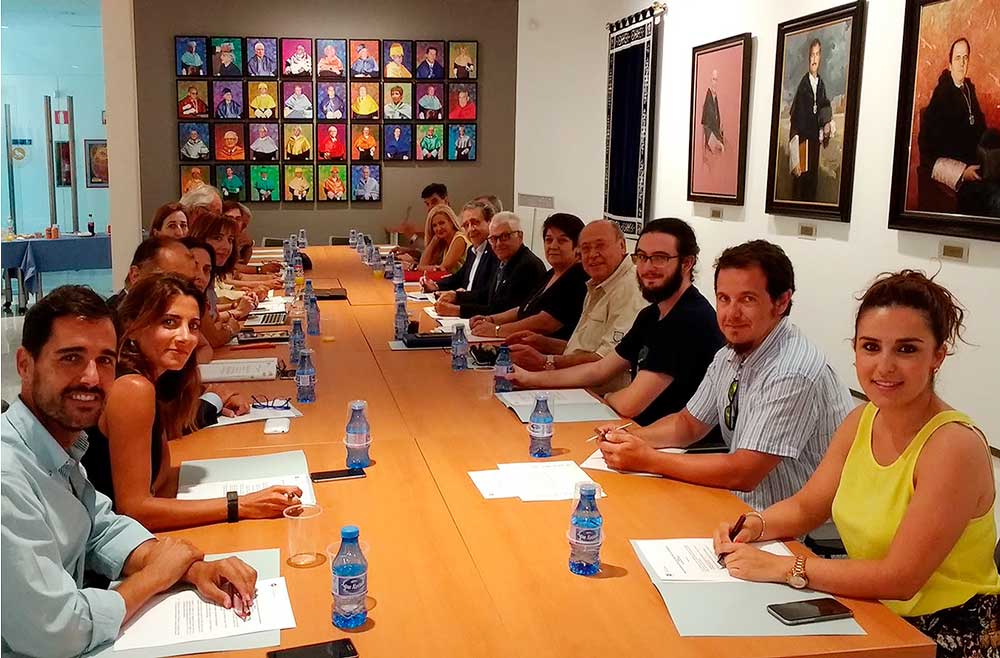 Reunión del Consejo Social de la Universidad de Málaga.