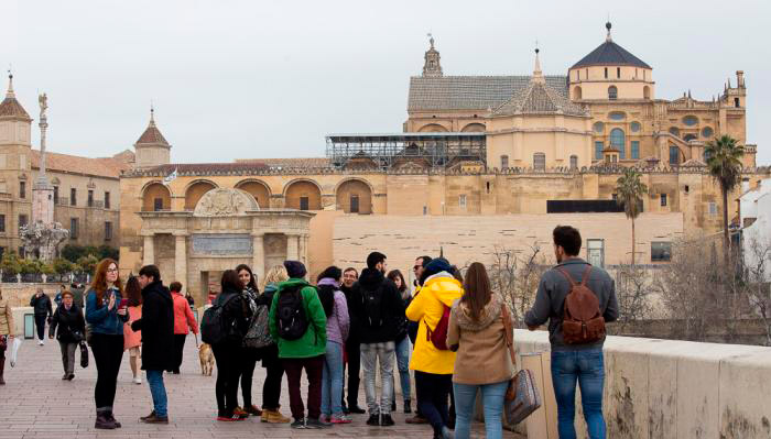 Los alumnos del Máster en Ciencia y Tecnología del Patrimonio Arquitectónico, en Córdoba.
