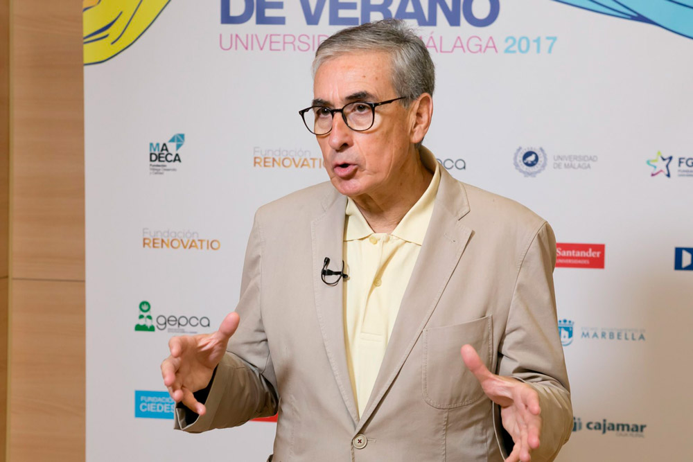 Ramón Jáuregui habló del Brexit en los Cursos de Verano de la UMA. 