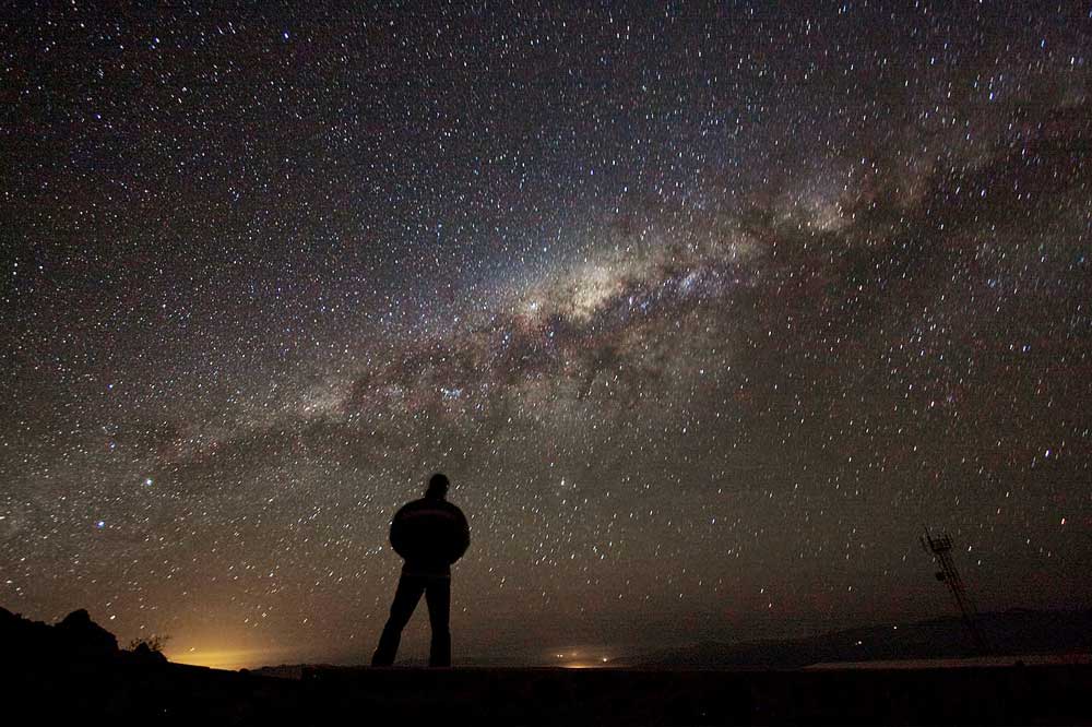 La vía Láctea desde el desieto de Atacama, en Chile.