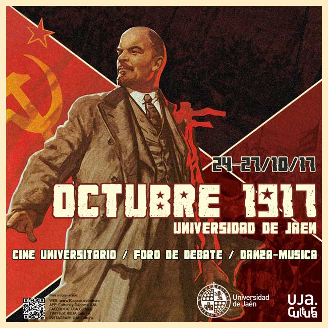 Cartel de la película sobre la Revolución Rusa.