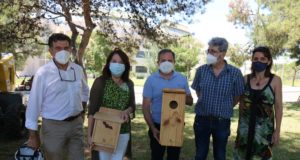 La Universidad de Alicante instala jaulas-nido en el campus para ampliar su biodiversidad