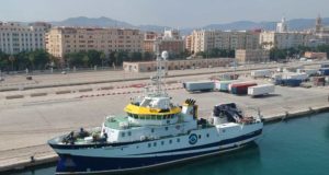 El buque Ángeles Alvariño comienza una campaña de investigación para evaluar el estado de los hábitats del mar de Alborán