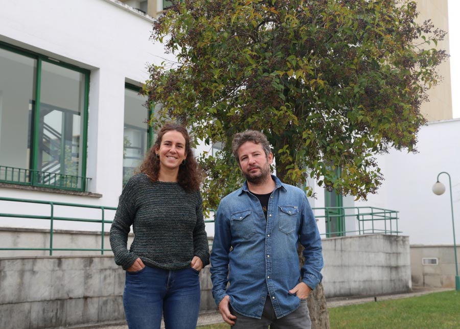 Los investigadores Juan Moral y María Teresa García de la Universidad de Córdoba. 