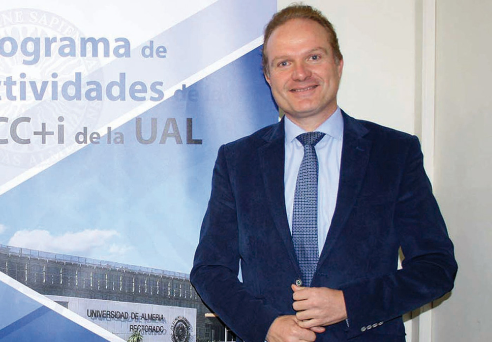Diego Valera impulsa la transferencia de conocimiento en la Universidad de Almería. 