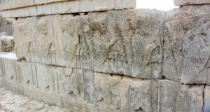Los monumentos de Persépolis están en peligro: un liquen puede acabar con los bajorrelieves milenarios