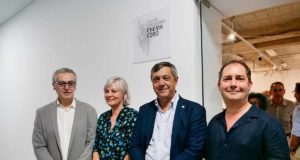 La sala de exposiciones de Bellas Artes de la UMA ya luce el nombre de Chema Cobo