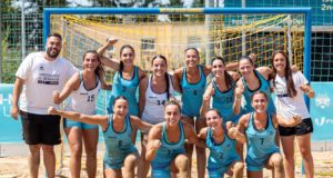 Oro europeo para las selecciones de balonmano playa de la uma