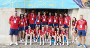La selección femenina de balonmano de la UCLM, lista para representar a España en los Juegos Europeos