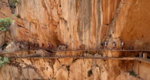 Caminito del Rey, un sistema pionero protege a los usuarios ante desprendimientos