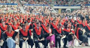 Graduación por todo lo alto de la Politécnica y las facultades de Derecho y Economía de la UCAM