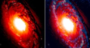 Descubren regiones de formación estelar extremadamente jóvenes en galaxias muy viejas