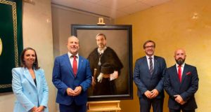 Juan Gómez pasa a la historia de la UJA: su retrato ya figura junto al de los otros rectores