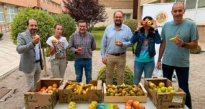 Fruta ecológica en la UJA para promover hábitos saludables