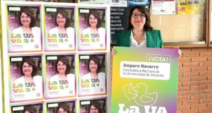 Elecciones UA: Amparo Navarro pide un voto masivo para defender a la UA ante los retos de futuro