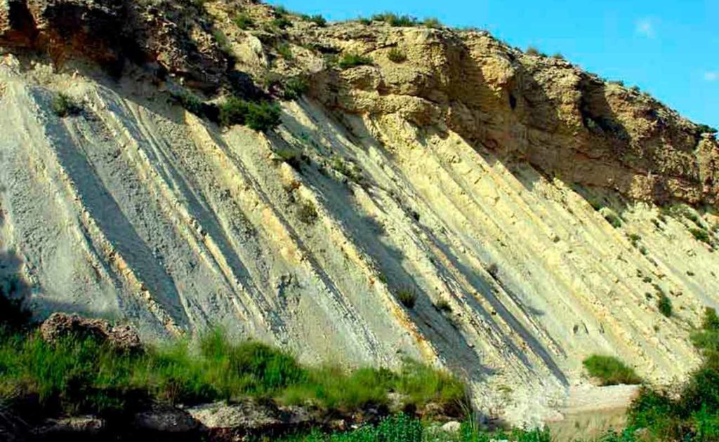 Margas en el entorno del río Argos, en Caravaca de la Cruz.