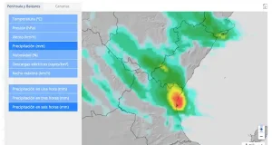 Una de las tormentas más fuertes de la DANA apunta a Valencia y Castellón entre esta tarde y esta noche