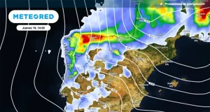 Inminente cambio del tiempo: una DANA, lluvia y nieve