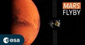 La misión para desviar asteroides vuela hacia Didymos y captura imágenes de las lunas de Marte