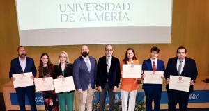 Derecho de la UAL homenajea a los profesores Sáinz-Cantero y Abel La Calle