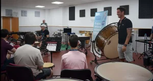 El curso de verano de la UAL sobre percusión se despide con un concerto en el Castillo de Roquetas