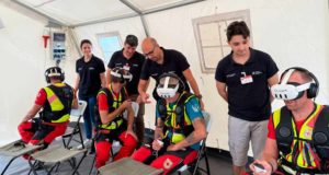Tecnología inmersiva de la UCAM en las maniobras de gestión de emergencias de la OTAN