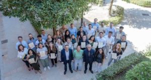 Profesionales de multinacionales de Alemania y estudiantes de Méjico se gradúan en la UCAM