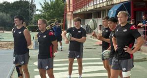 Varias selecciones nacionales de rugby 7 entrenan en las instalaciones de la UMA