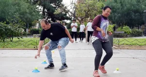 Estudiantes de la UAL convierten parques de Almería en espacios de entrenamiento