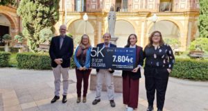 La UCAM dona a Afacmur la recaudación de su carrera solidaria 5K
