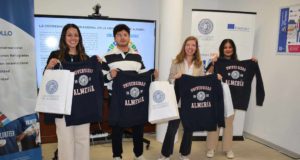 Media docena de estudiantes iberoamericanos llegan a la UAL para estudiar con una beca AUIP