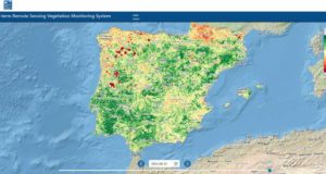 La primera herramienta para seguir casi en tiempo rela la evolución de la vegetación de la Península Ibérica