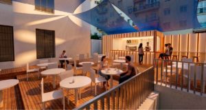 Así será el nuevo patio compartido entre las Bellas Artes y Arquitectura de la UMA