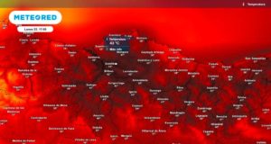 El calor extremo de estos días se acentúa por la acción de una dana