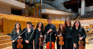 Siete estudiantes de la Orquesta de la UJA participan en un concierto internacional en el Auditorio Nacional