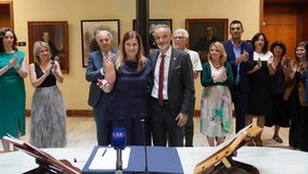 Antonia Baeza toma posesión como defensora universitaria de la Universidad de Murcia