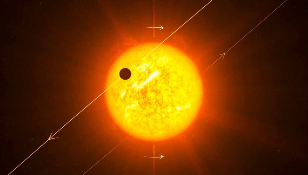 Localizan un exoplaneta ‘rebelde’ que orbita al revés que su estrella