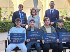 Estos cuatro estudiantes representarán a la UCAM en la final nacional de Líderes Digitales Universitarios