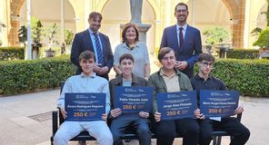 Estos cuatro estudiantes representarán a la UCAM en la final nacional de Líderes Digitales Universitarios