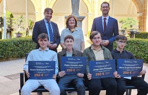 Estos cuatro estudiantes representarán a la UCAM en la final nacional de Líderes Digitales Universitarios