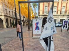 Triste adiós a la exposición ‘Palabras Panhispánicas’ en Huelva víctima de actos vandálicos